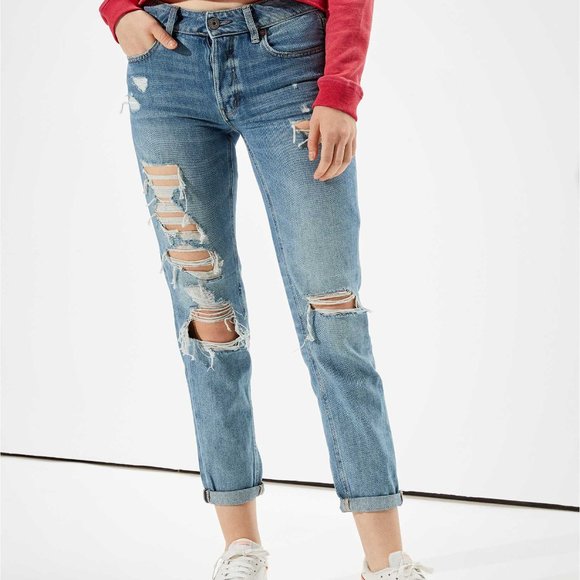 American Eagle Outfitters Denim - American Eagle Ripped Tomgirl Jeans